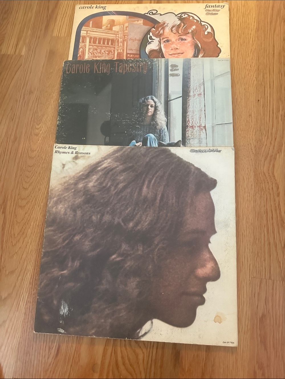 Carole King Vinyl Record Lot - Three Albums